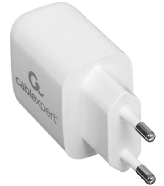Сетевое зарядное устройство Cablexpert MP3A-PC-58, 10.5Вт, 2.1А, 2хUSB, белый, пакет