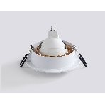 Светильник встраиваемый Ambrella light TN102723 WH/GD белый/золото GU5.3 92*92*23, фото4