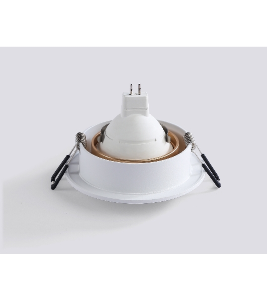 Светильник встраиваемый Ambrella light TN102723 WH/GD белый/золото GU5.3 92*92*23
