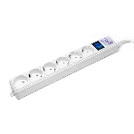 Фильтр-удлинитель PowerCube (SPG(5+1)-16B-3M) 6 розеток, 3м,16А/3,5 кВт, белый, фото5