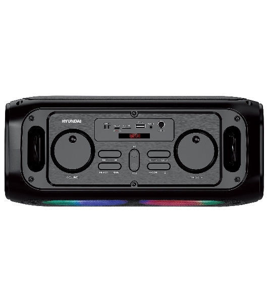 Колонка портативная Hyundai H-PS1030 черный/черный 40 Вт 2.0 BT 10м 3600mAh
