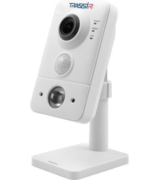 Камера видеонаблюдения IP Trassir TR-D7151IR1 1.4-1.4мм корп.:белый