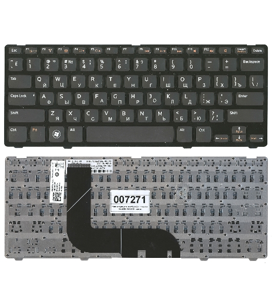 Клавиатура для ноутбука Dell Inspiron 14Z 5423 13Z 5323 черная