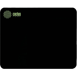 Коврик для мыши Cactus черный 300x250x2мм (CS-MPC-P01M)