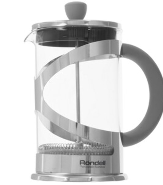 Френч-пресс0,6 л Rondell 838-RDS Crystal Grey