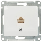 Механизм розетки SCHNEIDER ELECTRIC GSL000181K Glossaкомп. 1-м rj45 белый, фото4