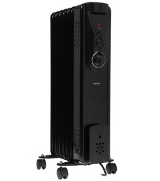Обогреватель масляный Centek CT-6200 (7 секций) черный, 700/1000/1500Вт, 3 режима, механический термостат