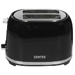 Тостер Centek СТ-1432 черный/стальной, 850 Вт, 2 слота, фото16