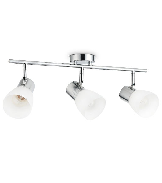 Светильник Ambrella light TR3965/3 CH/FR хром/белый матовый E27*3 max 40W 460*82*200