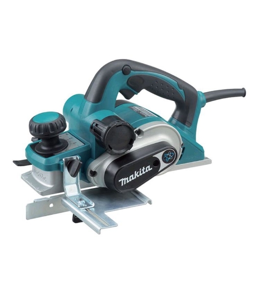 Рубанок Makita KP0810 850 Вт,16000 об\м, ширина-82мм, глуб-4мм, 3.2кг, кор, парал упор