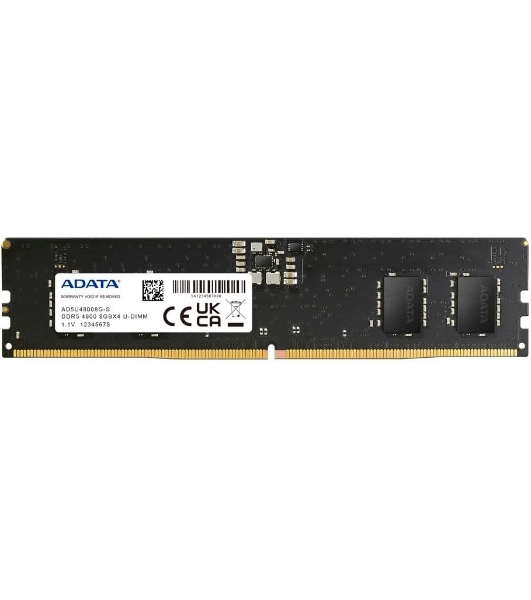 Оперативная память ADATA, DDR5, 8GB (1x8GB), 4800MHz, CL40, UDIMM