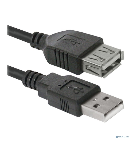 Кабель USB Defender USB02-10 USB2.0 AM-AF, 3.0м