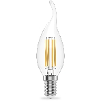 Лампа филам. Gauss Filament 12Вт цок.:E14 свеча св.свеч.бел.нейт. (упак.:10шт) (42122), фото11