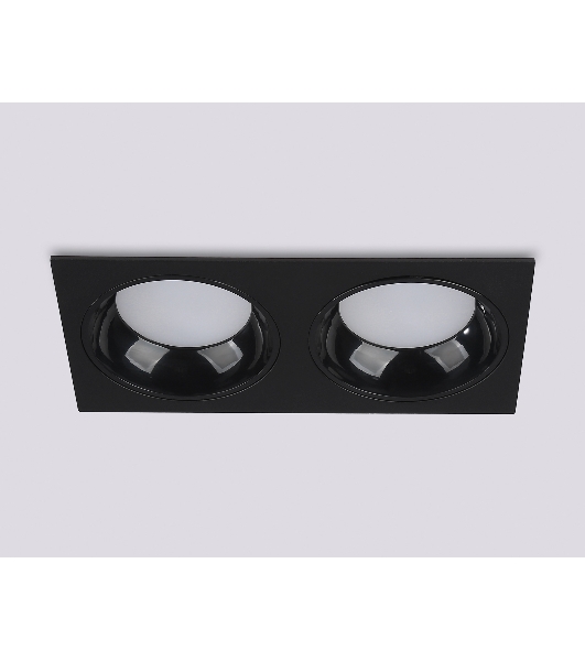 Светильник Ambrella light TN52344/2 SBK/GBK черный песок/черный глянец GX53 max 12W 220*115*25