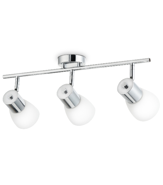 Светильник Ambrella light TR3965/3 CH/FR хром/белый матовый E27*3 max 40W 460*82*200