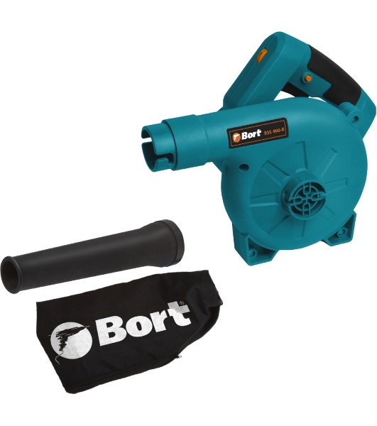 Воздуходувка Bort BSS-900-R 900Вт пит.:от сети синий
