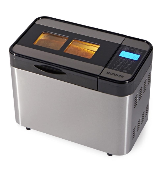 Хлебопечка Gorenje BM1400E серебристый, 815 Вт, 1.4 кг, 12 программ