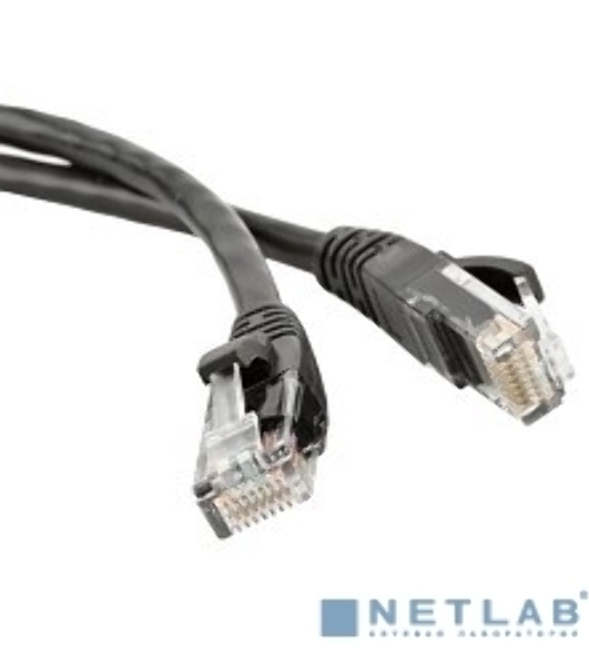 Патч-корд Hyperline PC-LPM-UTP-RJ45-RJ45-C5e-10M-LSZH-BK U/UTP, Cat.5e, LSZH, 10 м, черный