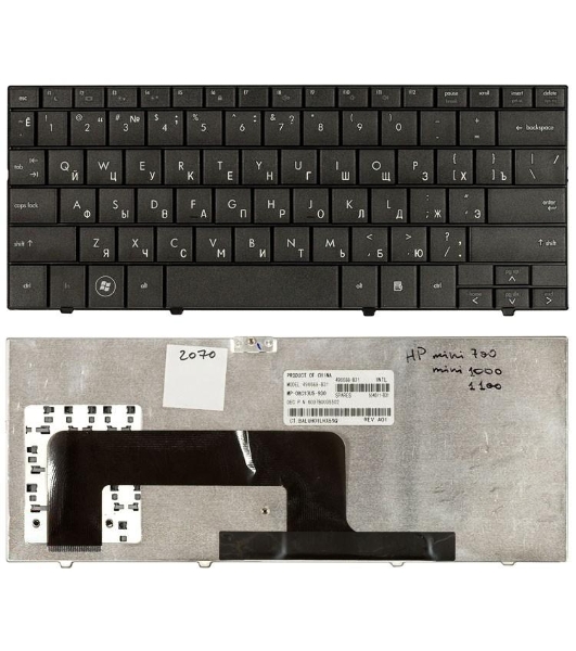 Клавиатура для ноутбука HP Mini 700 1000 1100 черная
