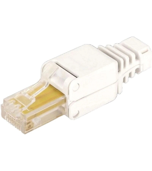 Коннектор Lanmaster полевой (LAN-TMP-S5E) FTP кат.5E RJ45 белый (упак.:1шт)