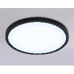 Светильник светодиодный ультратонкий Ambrella light FZ1957 BK черный IP54 26W 5000K D370*15 (Без ПДУ), фото6