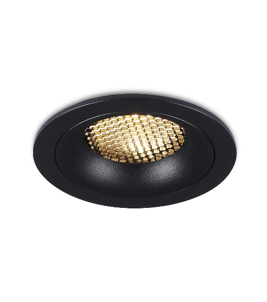 Светильник встраиваемый Ambrella light TN102724 BK черный GU5.3 92*92*23