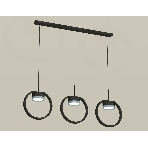 Светильник Ambrella light XB9107102/3 SBK/PPH черный песок/графит полированный GX53 (C9107, N8133), фото4