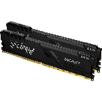 Оперативная память Kingston Fury Beast, DDR4, 32GB (2x16GB), 3200MHz, CL16, DIMM, с радиатором, черный, фото5