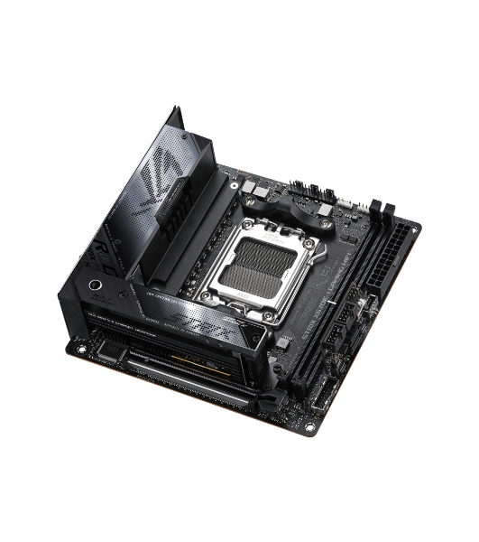 Материнская плата ASUS ROG STRIX X670E-I GAMING WIFI, AM5, AMD X670, 2xDDR5, 2xSATA, 2xM.2, 1xPCI-E 5.0 x16, 1xHDMI, 2xUSB-C, 1x 2.5Gb LAN, 3xUSB-A 3.2 Gen 2, 2xUSB-A 2.0, 7.1, Mini-ITX
