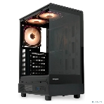 Компьютерный корпус HSPD F510, Panoramic Mid Tower, черный, TG, 0.5 SPCC, 3x120мм ARGb ATX, mATX, mITX 180/280/160мм 1x2.5', 1x3.5', 7xPCI 2xUSB-A 3.0 356x218x467мм, фото25