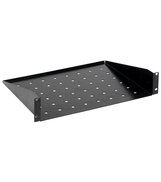 Полка стационарная ITK RS05-350P-R 2U нагр.:30кг. 19' 350мм черный (упак.:1шт)