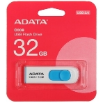 Флешка USB ADATA C008 (AC008-32G-RWE), 32Gb, USB 2.0, R/W 15/5, белый/синий, фото17