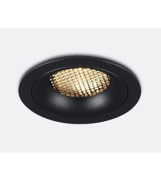 Светильник встраиваемый Ambrella light TN102724 BK черный GU5.3 92*92*23