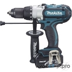 Дрель Makita DHP451RFE Дрель ак(уд), 18В,2х3Ач Li-ion,БЗП-13мм,0-300\0-600\0-1700об\м,80\40Нм,2.2кг,чем,подсветка, фото4