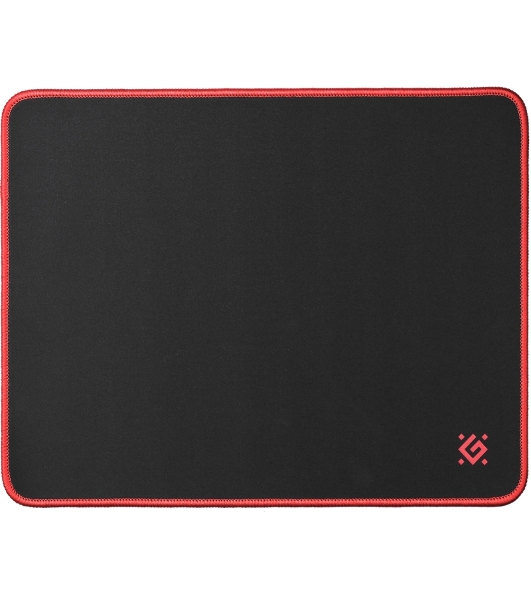 Игровой коврик Defender черный M 360x270x3 мм, ткань+резина