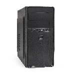 Компьютерный корпус Minitower ExeGate EX286438RUS BA-309U2-350W-8 (mATX, БП AA350 с вент. 8см, 1хUSB+2хUSB 3.0, HD аудио, черный), фото 1