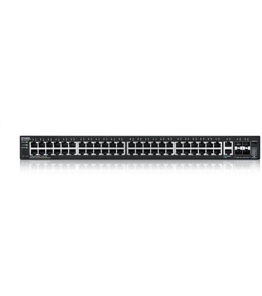 Коммутатор L3 Access Zyxel NebulaFlex Pro XGS2220-54, rack 19', 48xRJ-45: 1G, 2xRJ-45: 1/2.5/5/10G, 4xSFP+