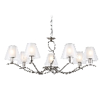 Люстра Ambrella light LH57083/7 SN/FR никель/белый матовый E14/7 max 40W D840*790, фото9
