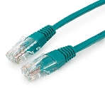 Патч-корд UTP Cablexpert cat.5e 0.25м, литой, многожильный, зеленый, фото2