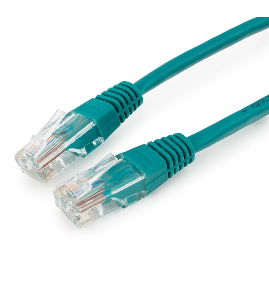 Патч-корд UTP Cablexpert cat.5e 0.25м, литой, многожильный, зеленый