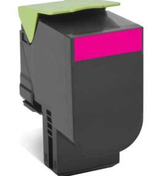 Картридж Lexmark с тонером, пурпурный, 1000 стр. для CX310/410/510, Return