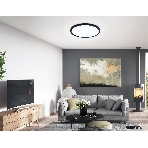 Светильник светодиодный ультратонкий Ambrella light FZ1957 BK черный IP54 26W 5000K D370*15 (Без ПДУ), фото3