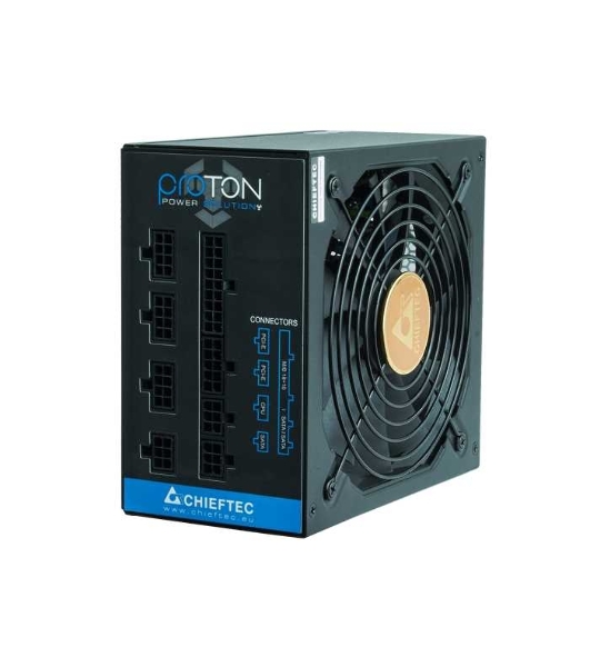 Блок питания Chieftec Proton BDF-850C, 850Вт, 80 PLUS Bronze, 140мм, модульный, черный