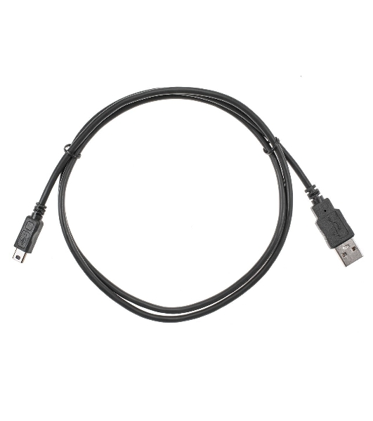 Кабель USB 2.0 A-->mini-B 5P (1м) черный TELECOM/VCOM TC6911BK-1.0M