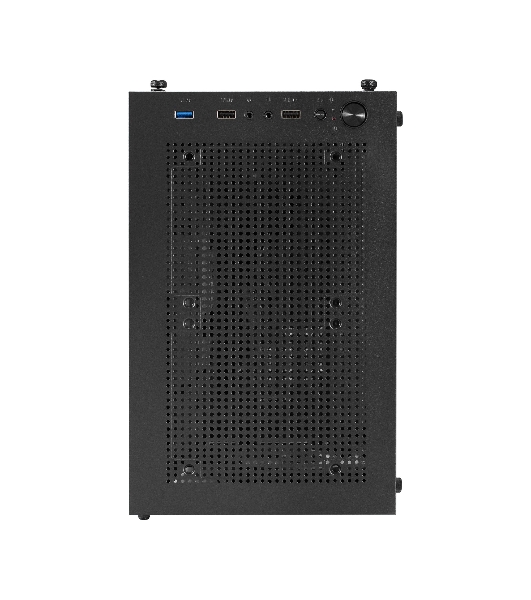 Компьютерный корпус Miditower ExeGate i3 BASE (ATX, без БП, с окном, 1*USB+1*USB 3.0, аудио, 4 вент. 12см с RGb подсветкой)
