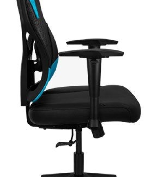 Кресло Aerocool GUARDIAN Ice Blue голубой, сетка, 150 кг, подголовник, регулируемые подлокотники, механизм качания, поясничная подушка