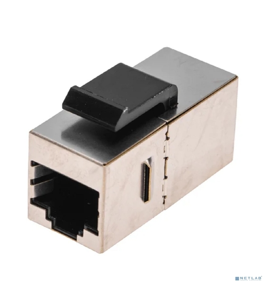 Адаптер проходной формата Rexant Pro Keystone, Jack RJ-45(8P8C), FTP, CAT 5e