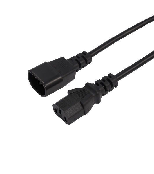 Шнур сетевой Rexant IEC 320 C13 – IEC 320 C14 3x0,75мм², длина 1,8м