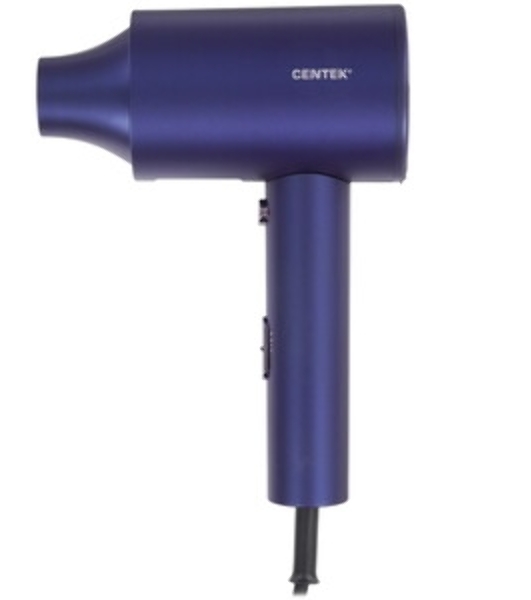 Фен Centek CT-2204 серый, 2000 Вт, ионизация
