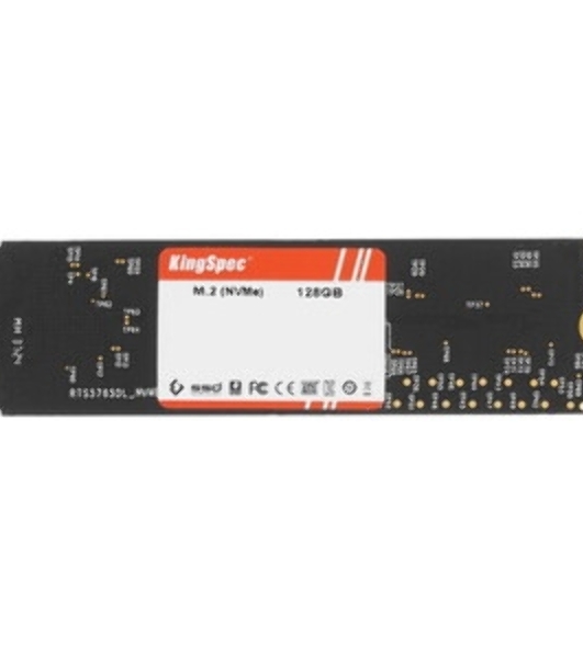 Накопитель SSD KingSpec NE-128, 128Gb, PCIe 3.0 x4, M.2 2280, R/W 1800/600